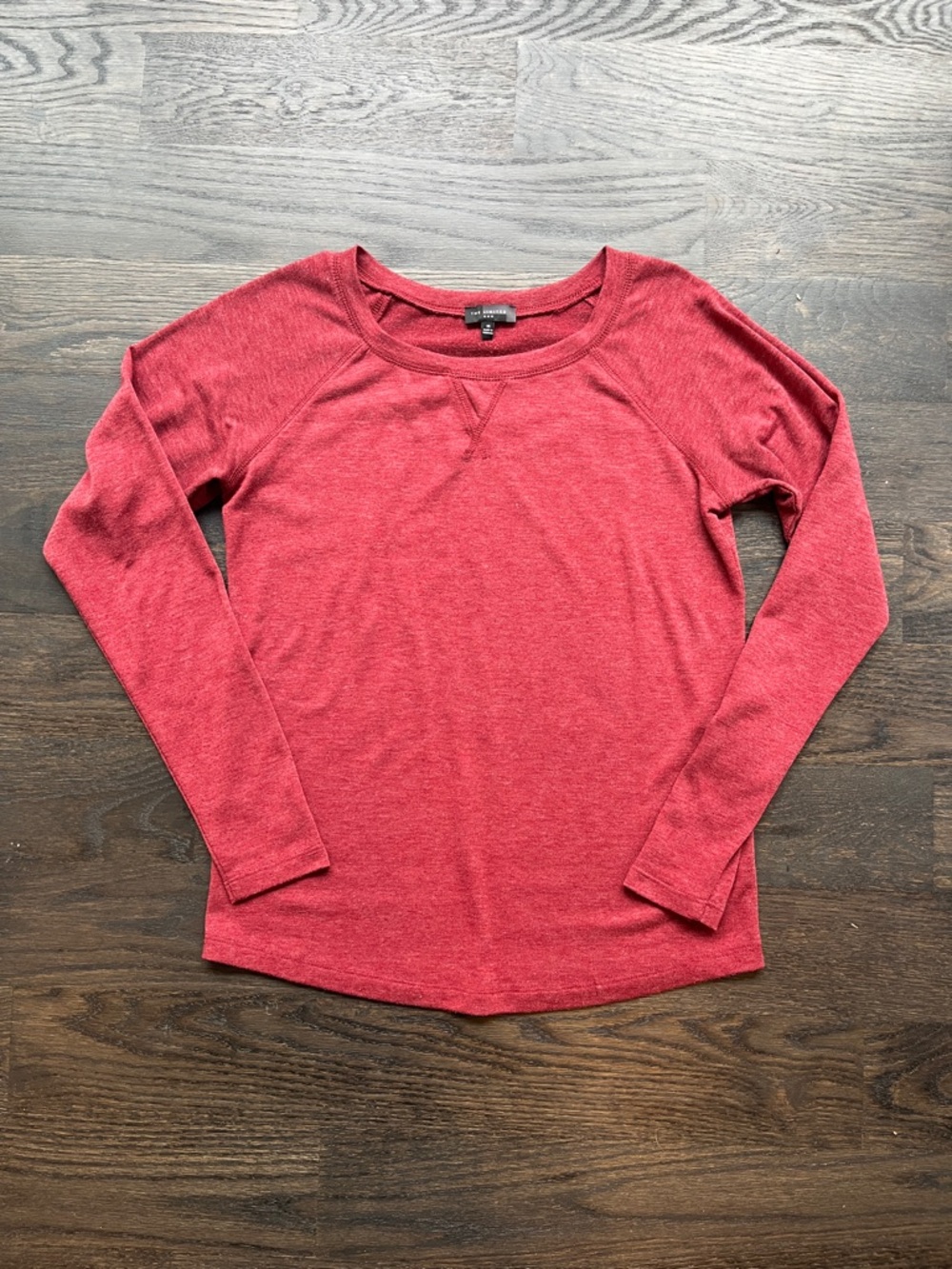 The Limited Women's Long Sleeve Scoop Neck Top - Heathered Red